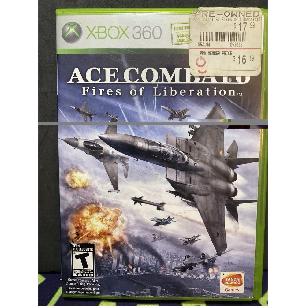 Ace Combat 6: Fires of Liberation (Microsoft Xbox 360, 2007) CIB